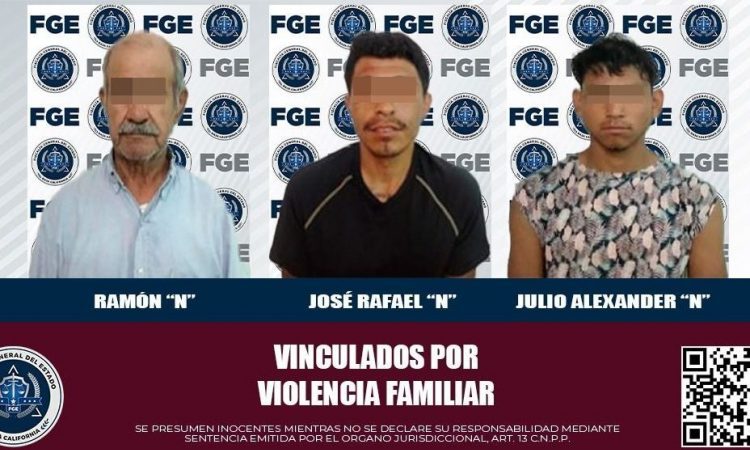 Quedan en prisión tres por violencia familiar – ExpressoBC