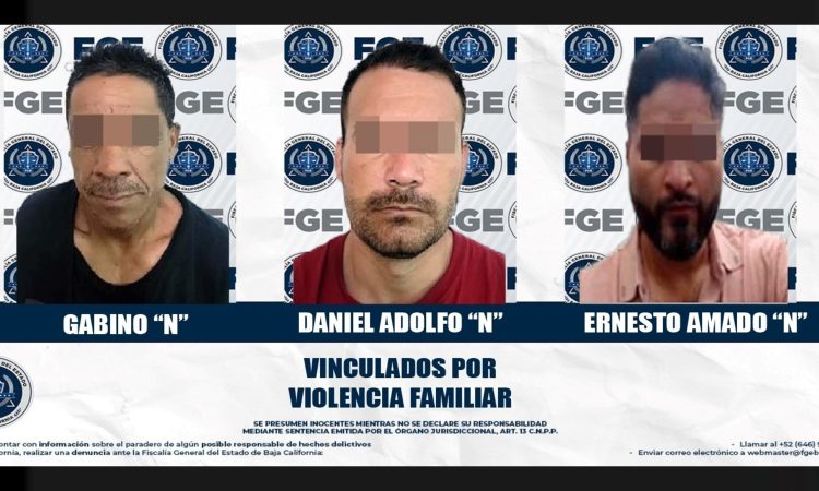 Quedan presos tres por violencia familiar – ExpressoBC