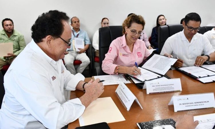 Firman convenio IMSS y SSBC en materia de servicios – ExpressoBC