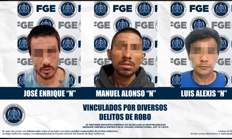 A proceso, tres sujetos por el delito de robo – ExpressoBC