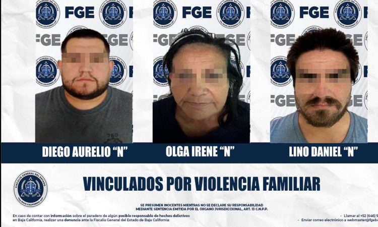 Dejan en prisión a tres por violencia familiar – ExpressoBC